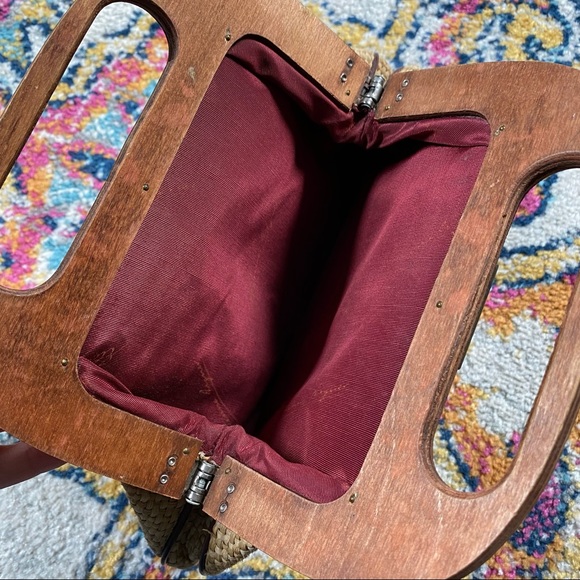 SOLD Vintage 60s/70s Etienne Aigner Bermuda Purse - Picture 4 of 5